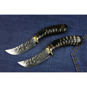  Antelope horn copper head small hunting knife  UD402219 